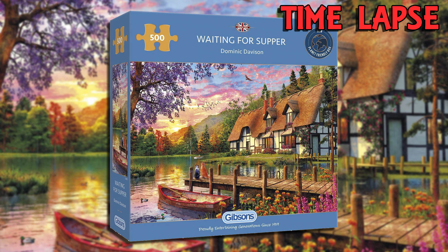 Time Lapse: Waiting for Supper – A 500 Piece Jigsaw Puzzle from Gibsons by Dominic Davison GIBG3128