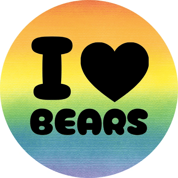 I Heart Bears Sticker