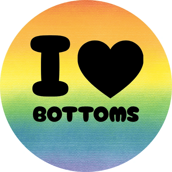 I Heart Bottoms Sticker