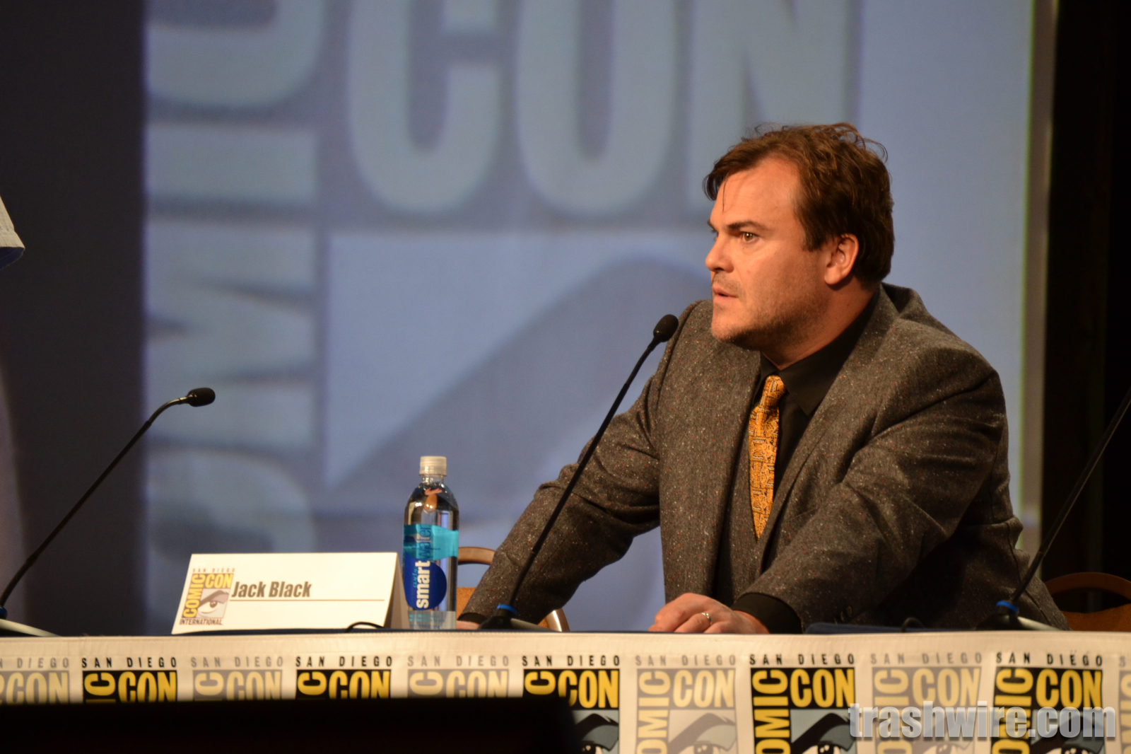 Jack Black stars as RL Stine in the Goosebumps movie - Comic Con 2014