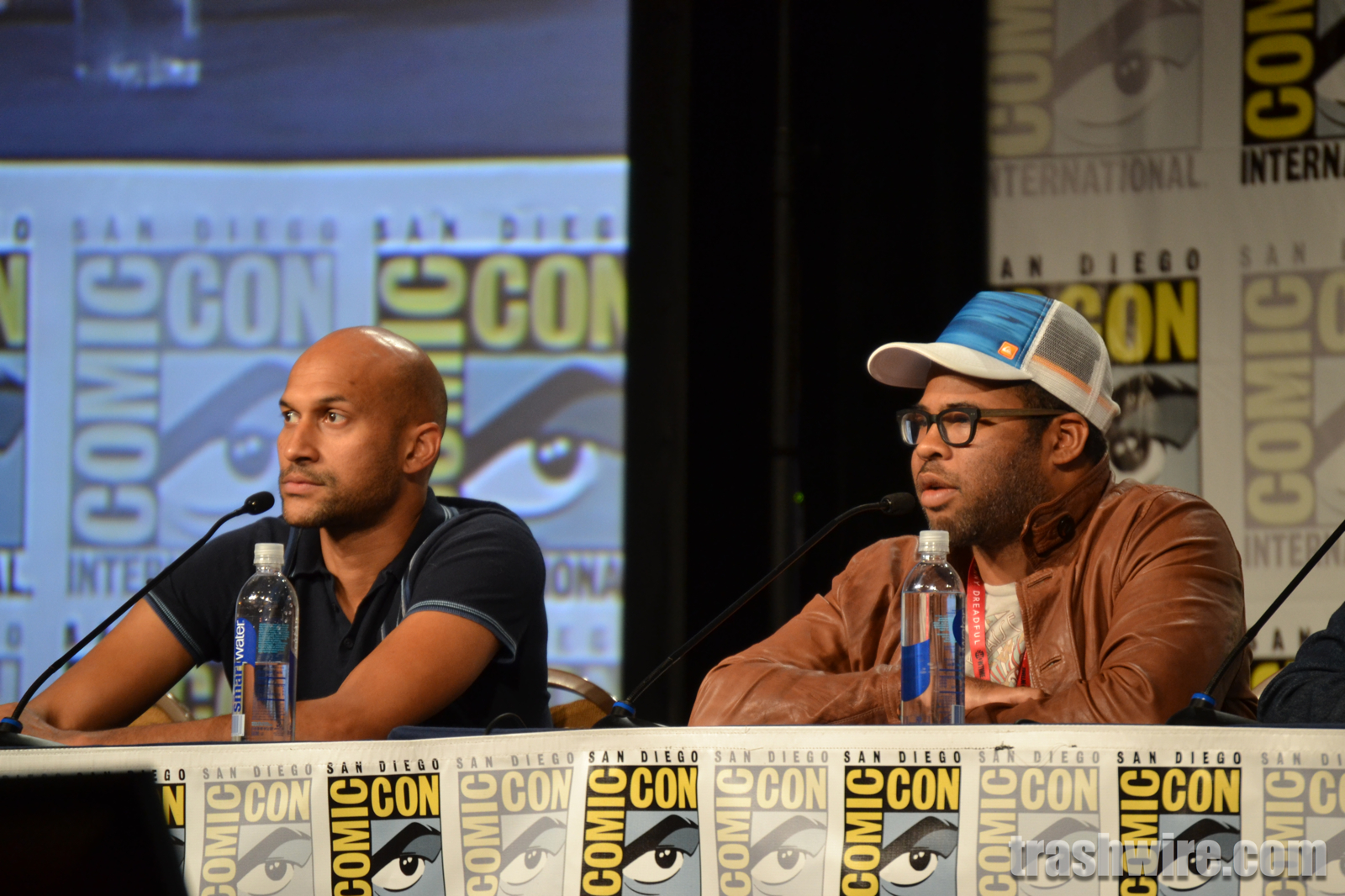 Keegan-Michael Key and Jordan Peele at the Key & Peele panel at Comic Con 2014