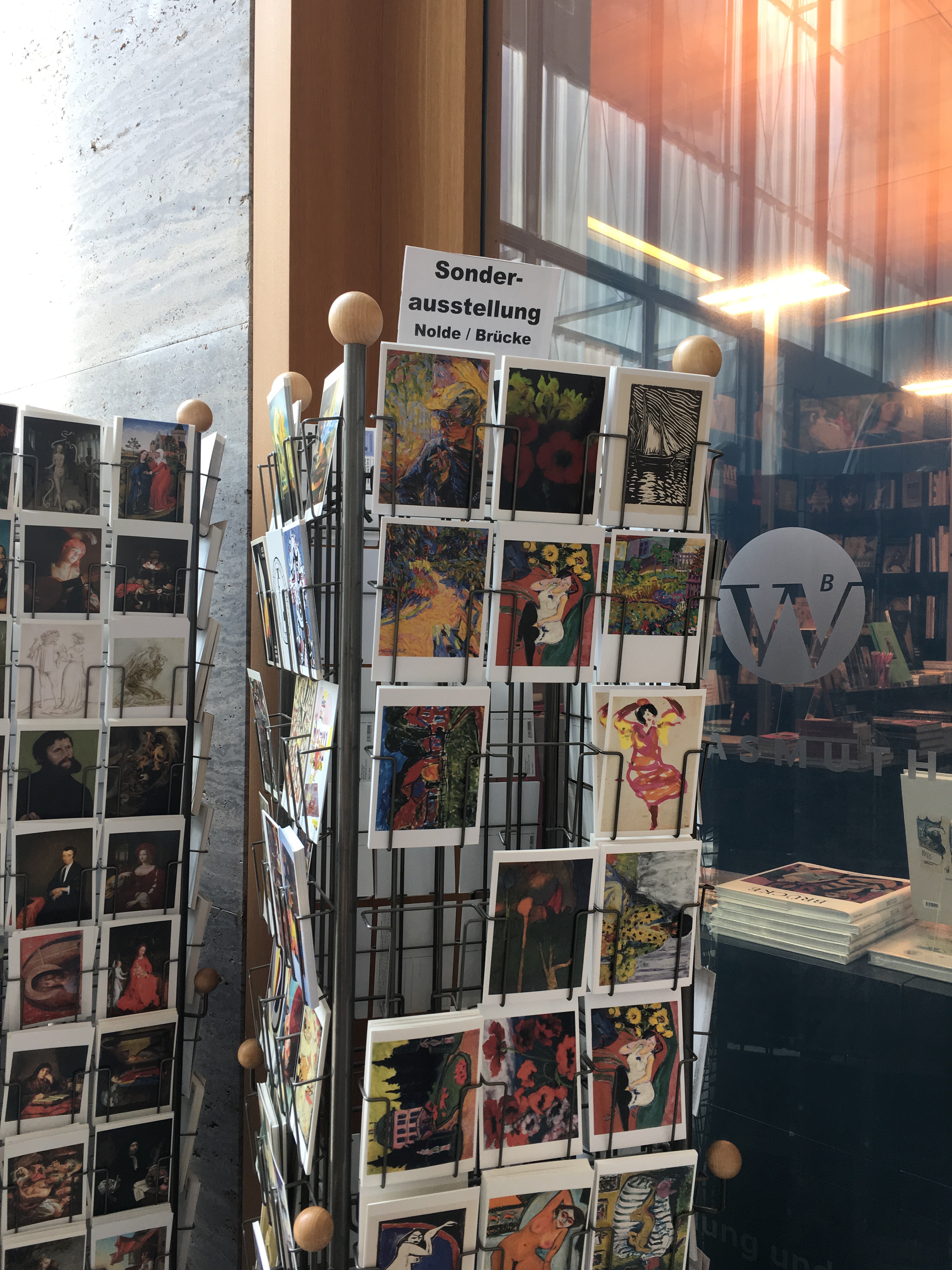 Postkarten der Ausstellung