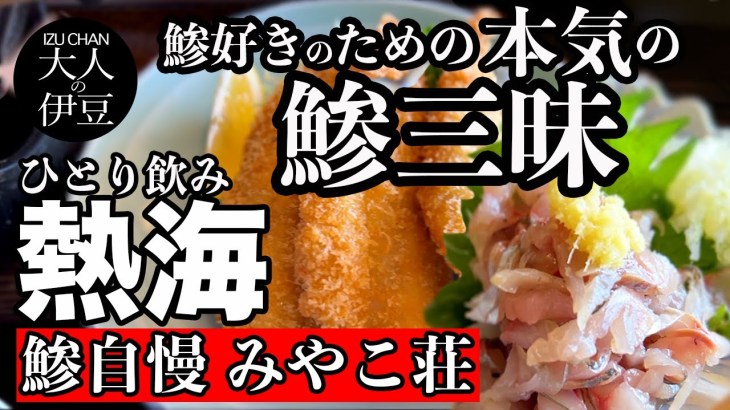 熱海グルメ ランチ 海鮮 鯵好き必見 鯵三昧 鯵自慢 絶品の鯵タタキ アジフライ 干物 Top3に入る美味しさ 海の前の温泉宿 みやこ荘のお食事処は噂通りの絶品 熱海食べ歩き 熱海旅行 伊豆旅行 Youtube配信 日本を旅しよっ Travel Ch 熱海グルメ ランチ 海鮮 鯵好き必見 鯵三昧 鯵自慢 絶品の鯵タタキ アジフライ 干物 Top3に入る美味しさ 海の前の温泉宿 みやこ荘のお食事処は噂通りの絶品 熱海食べ歩き 熱海旅行 伊豆旅行 Youtube配信 日本を旅しよっ Travel Ch