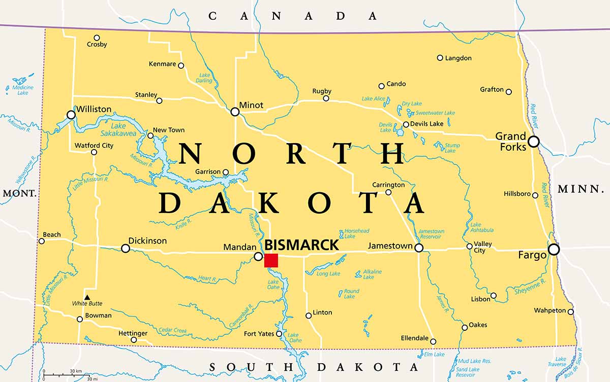 20 Towns And Cities In North Dakota That Will Surprise You In 2026 North Dakota Map Cities 
