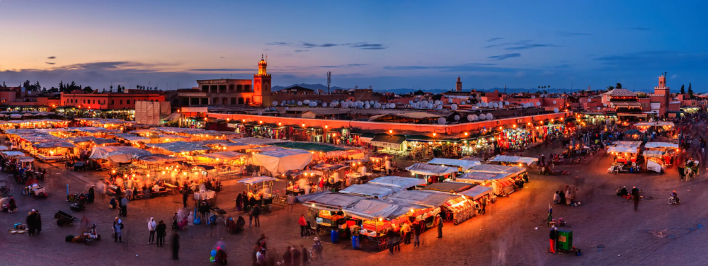 marrakech-fna-1000x376 - Escapadas otoñales e invernales: los mejores destinos cerca de España para un fin de semana