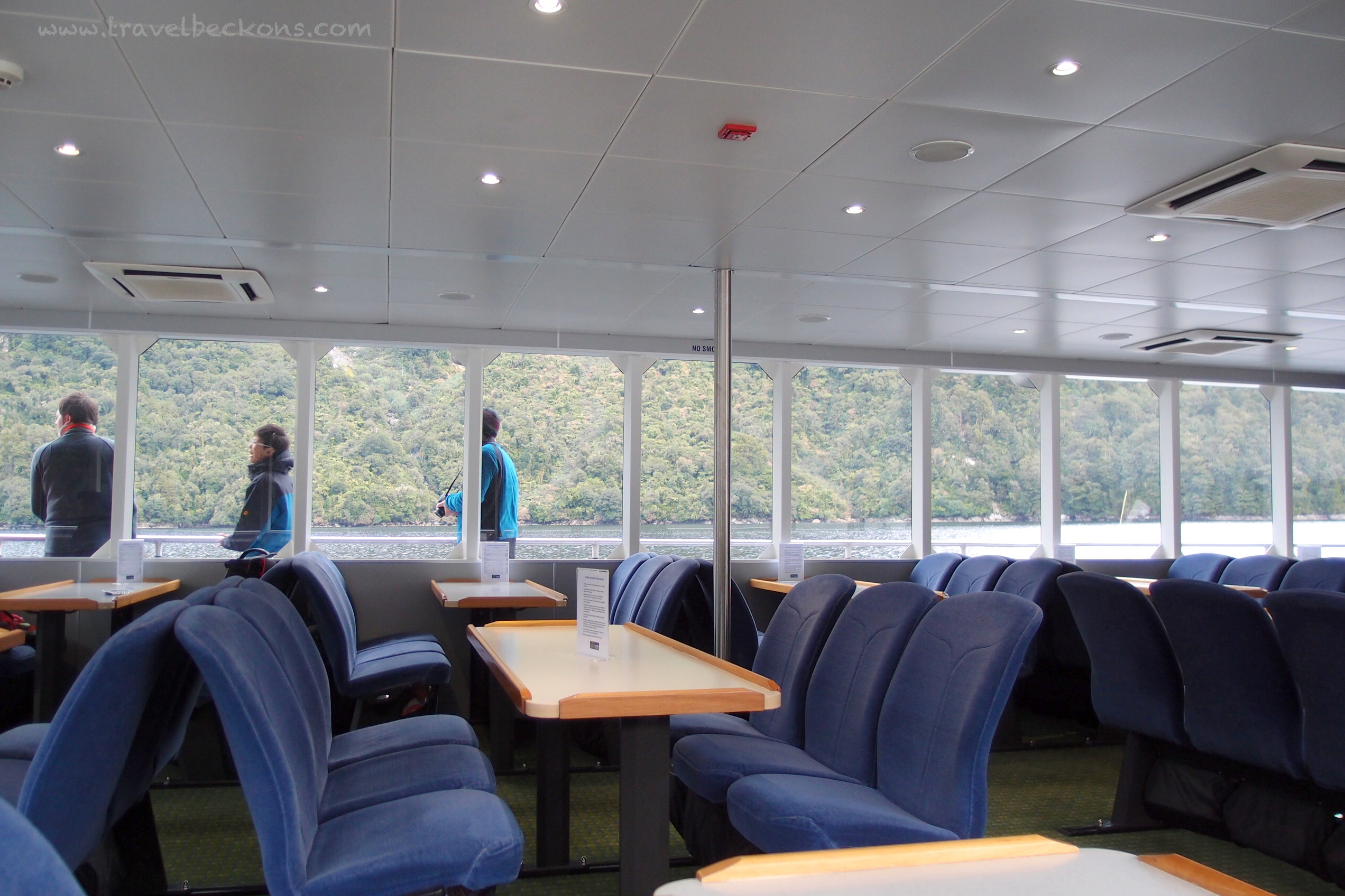 Doubtful Sound Cruise's lowest deck