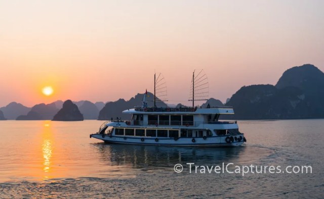 Celebrity Solstice Vietnam & Thailand Cruise - Taking a boat tour at Ha Long Bay