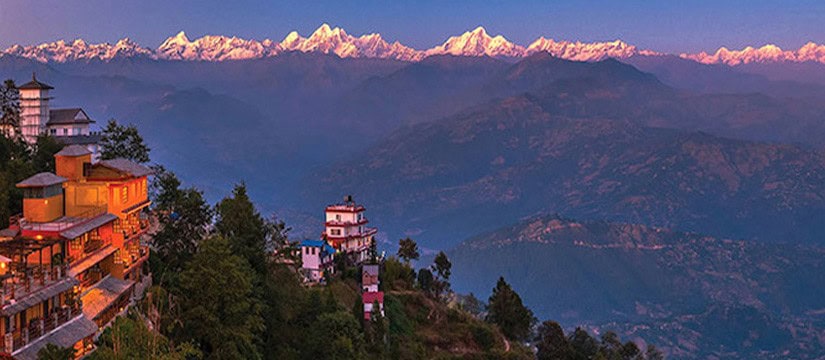 honeymoon in nepal - How to Plan the Perfect Honeymoon in Nepal Evening Views in Nagarkot, Kathmandu