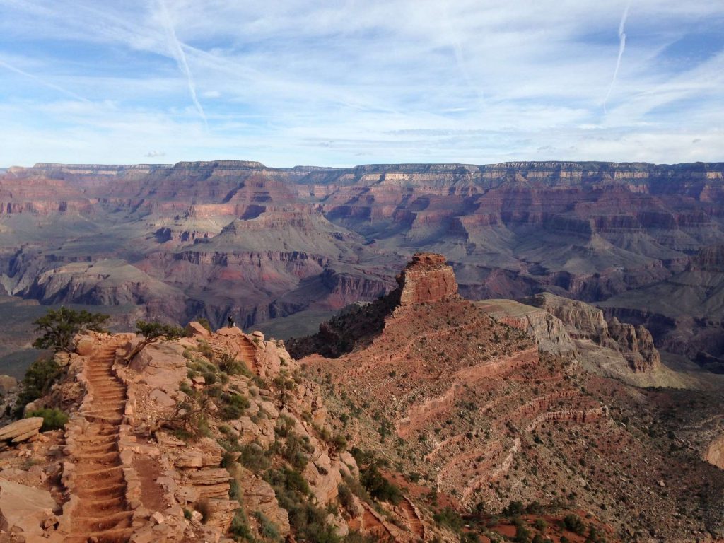 south rim trail in arizona