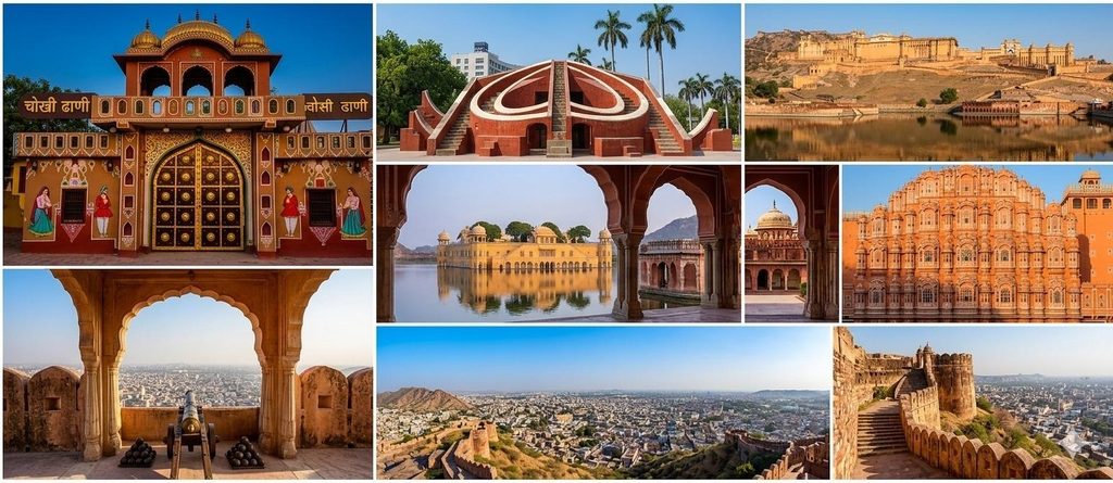 Jaipur Monuments on a Golden Triangle Tour India