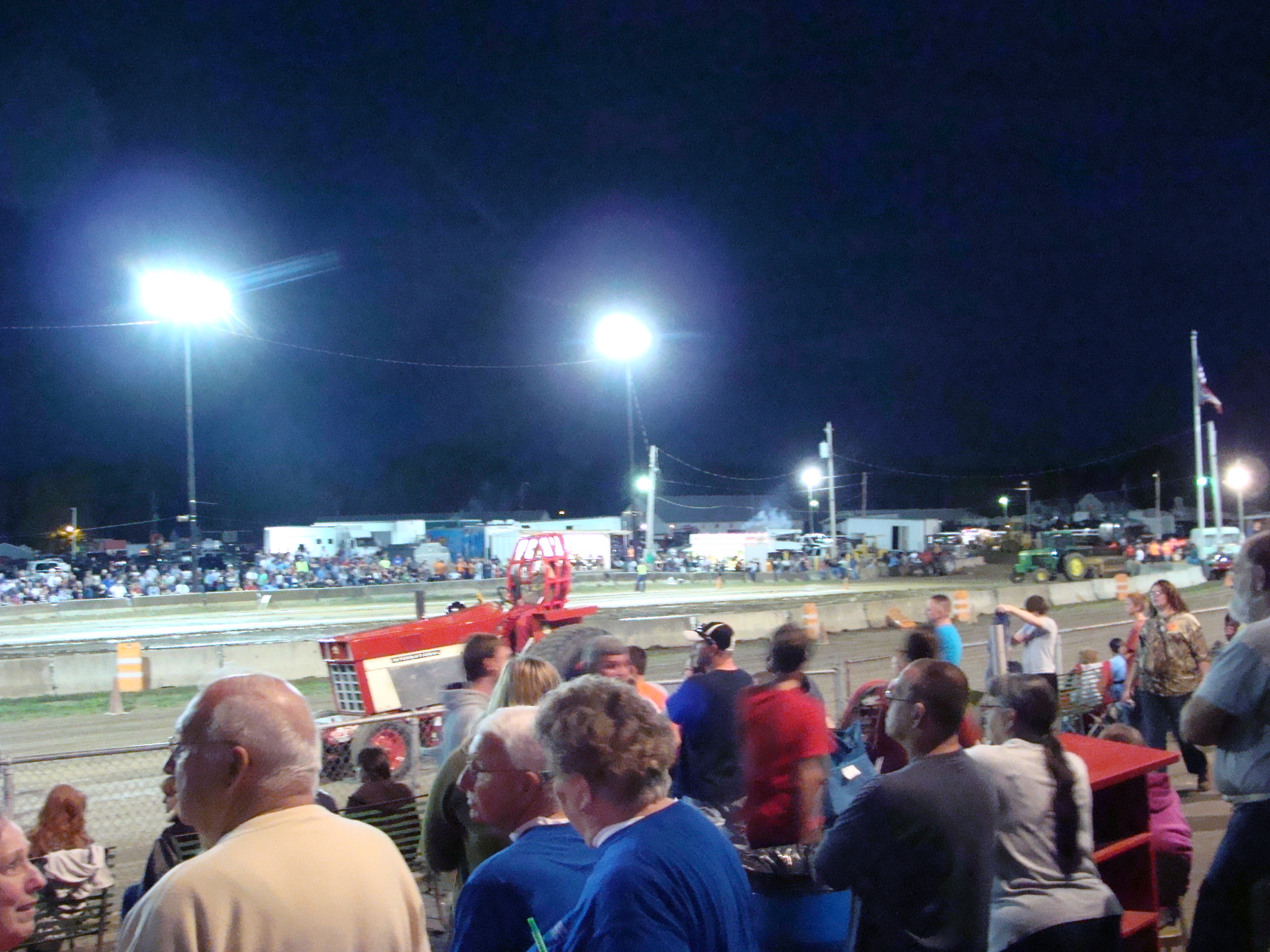 Spectators Coshocton County Fair