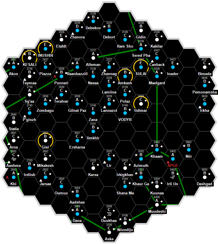 Khukish Subsector Traveller - Geometric Pictures - Beautiful Ultra HD Collection