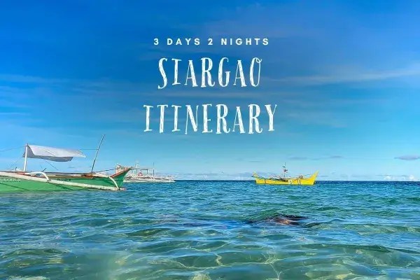 3 days in siargao