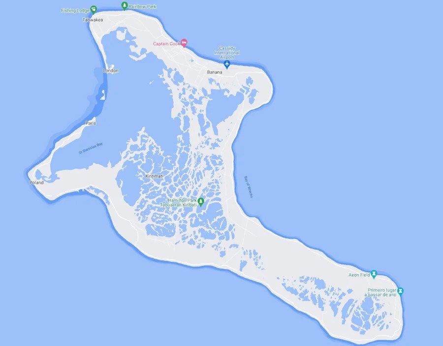 Kiribati Travel Guide Exploring Island Paradise In The Pacific Kiribati Map 