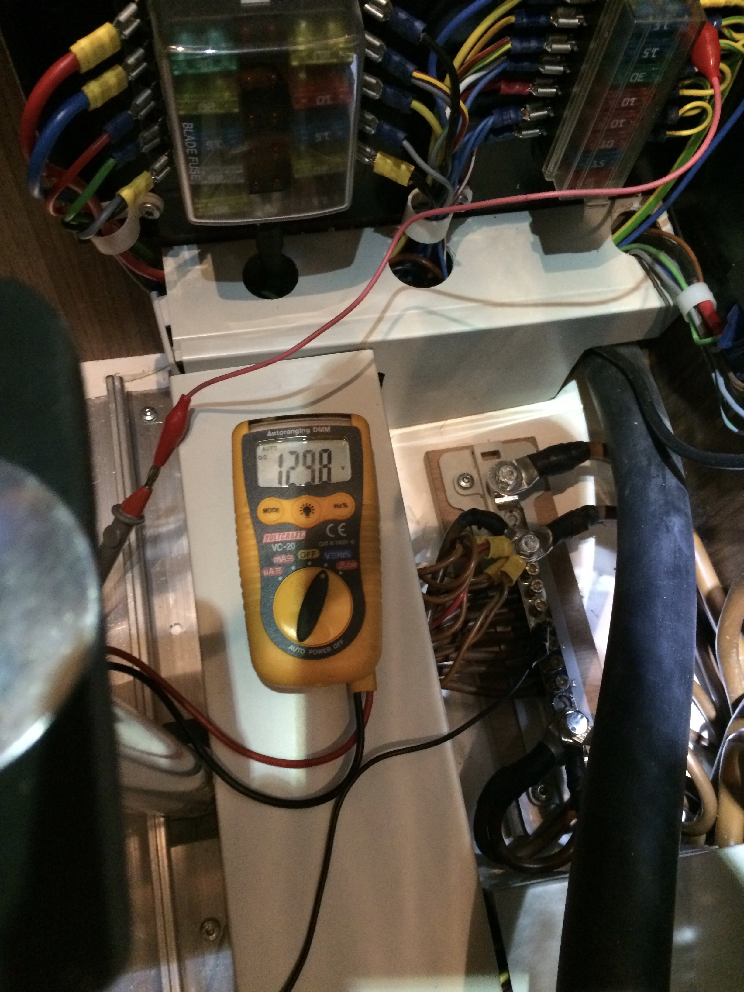 Fuso - Spannung am Sicherungskasten