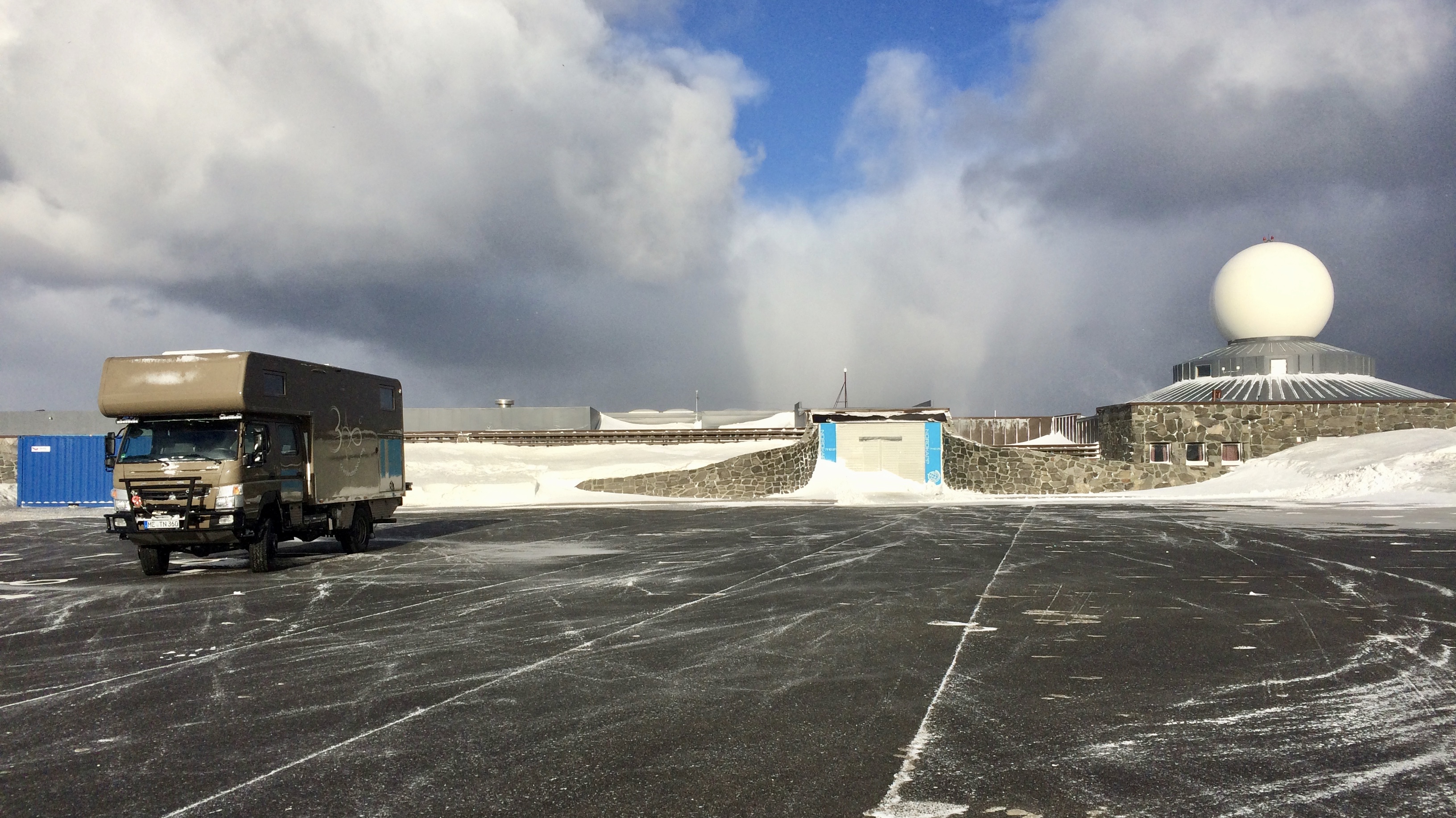 Fuso Canter 4x4 Winter am Nordkap