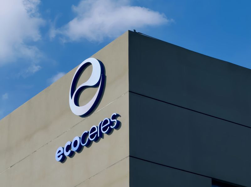EcoCeres building with logo