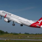 Qantas Aircraft taking off