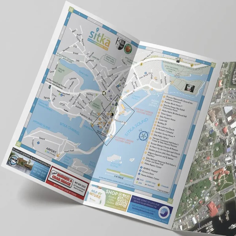 Maps And Guide Sitka Through 4 Seasons Maps Section