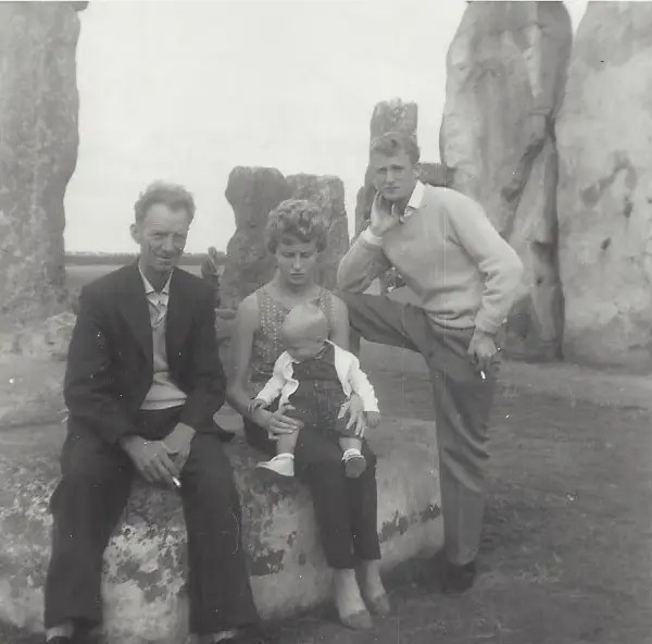 The author's earliest visit to Stonehenge in England.