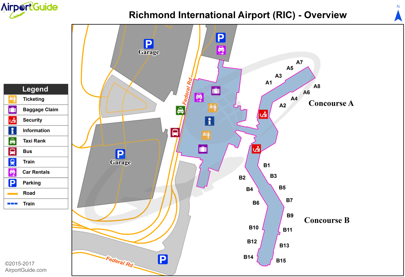 Richmond Airport Terminal Map On The Runway After Delays And A RIC Overview.
