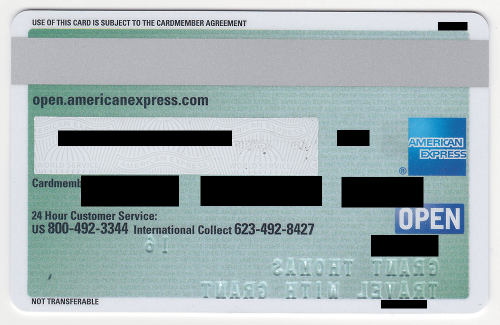 American express cardmember number