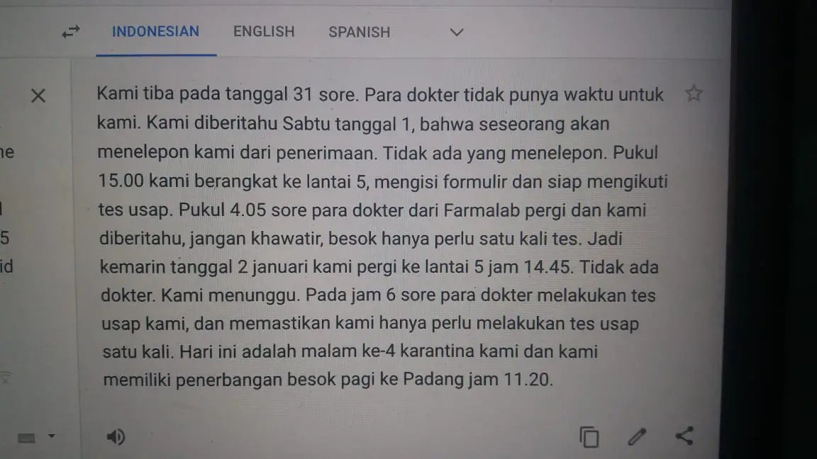 Indonesian language barrier