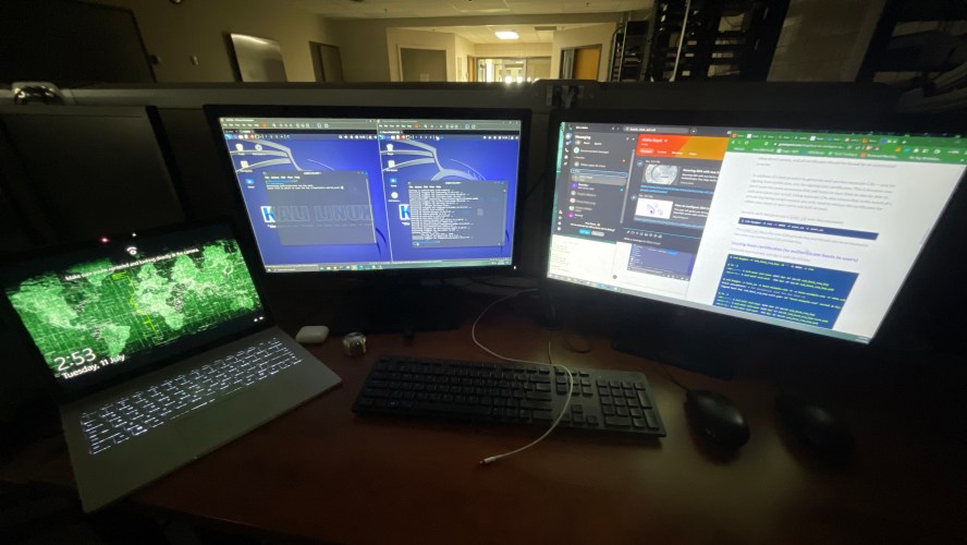 My workstation at MITT