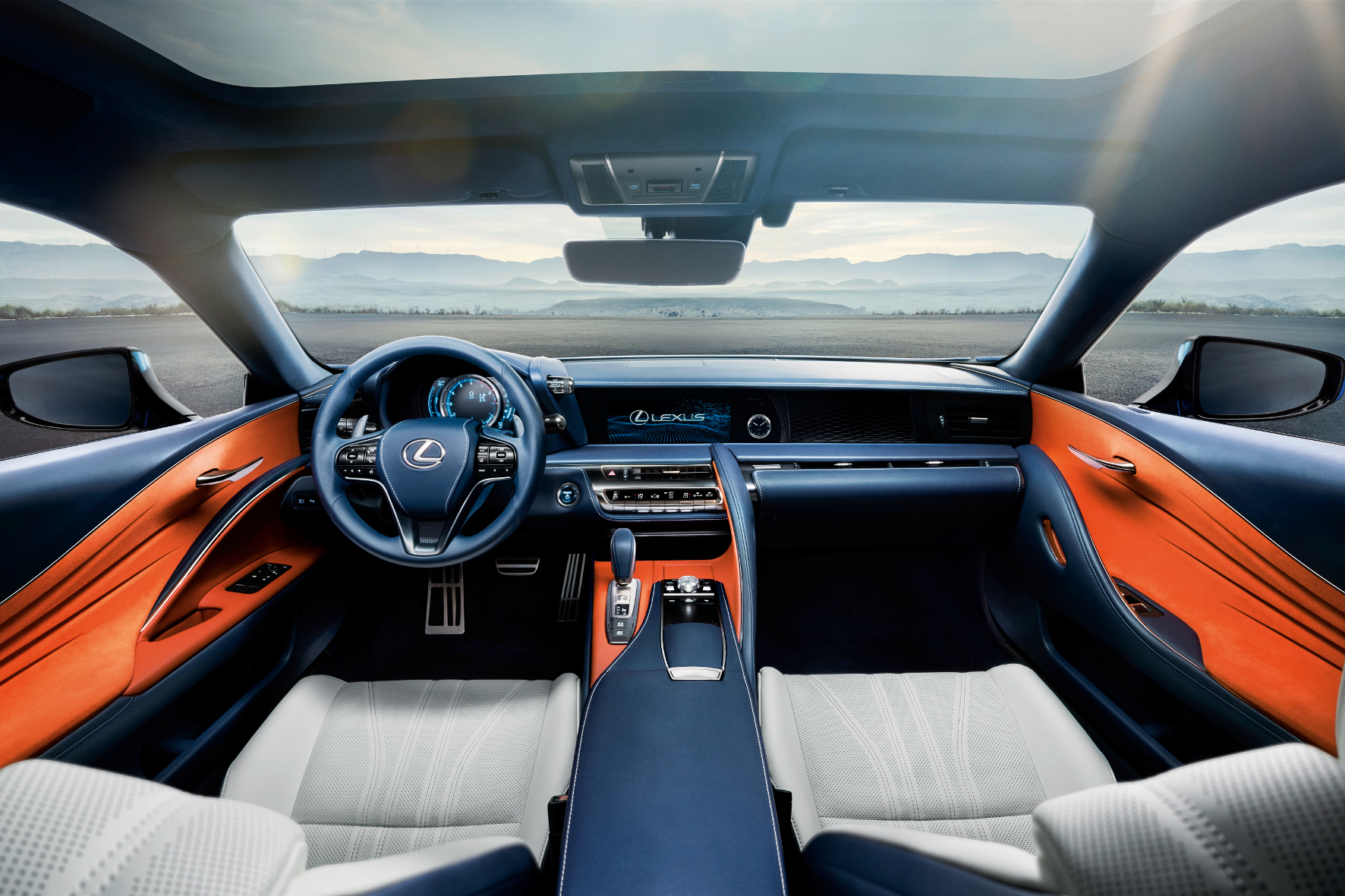 Der Innenraum des Lexus LC gleicht einer Wellness-Oase. © Lexus / TRD Auto
