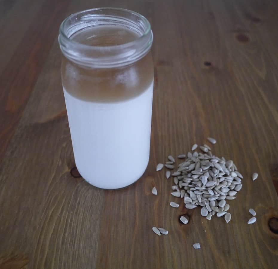 Before shaking (separated)