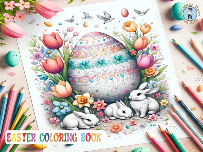 Easter coloring book