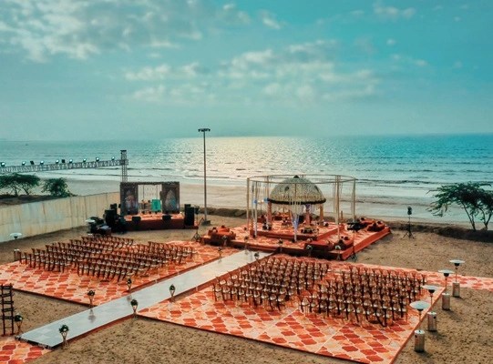 Luxury Beachside Wedding Venue Near Mumbai and Surat at Treat Beach Resort and Spa
