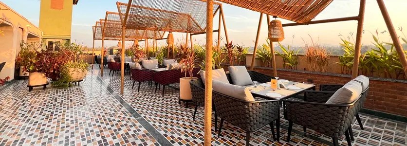 Rooftop Seating in Resort
