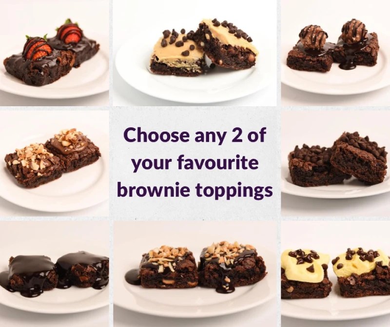 Half And Half Brownie (12pcs) In Sri Lanka Treats N Stuff Best Prices