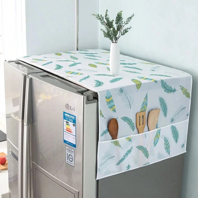 Fridge Cover With Pocket