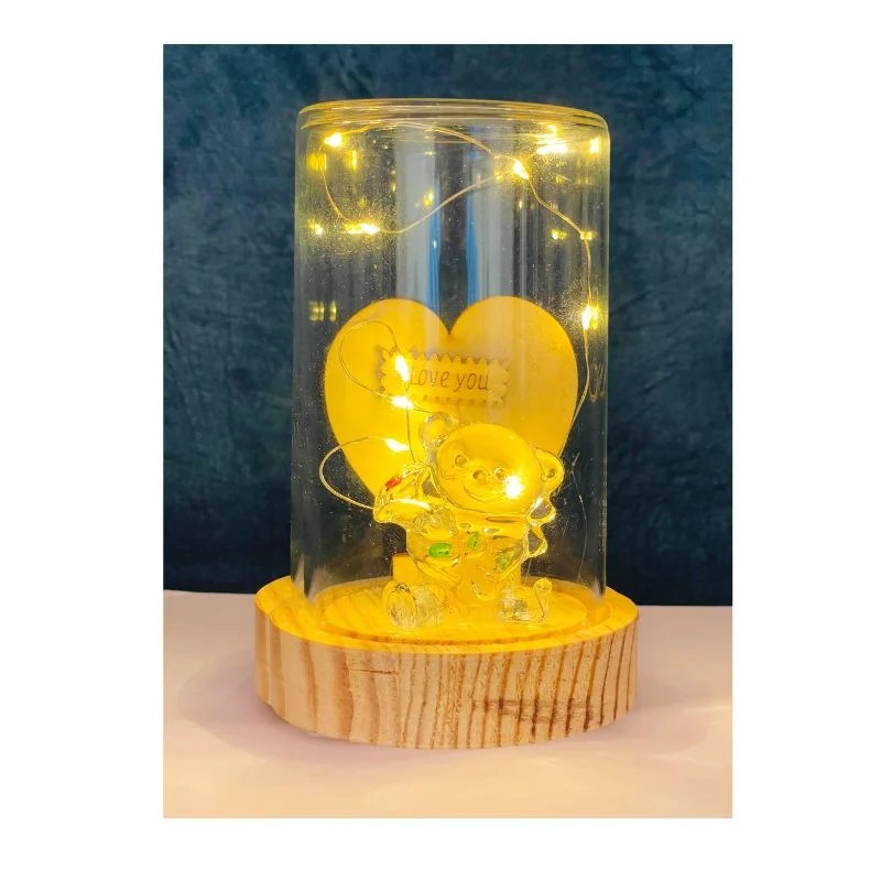 Glass Cylindrical Ornament (Bear) – 6060