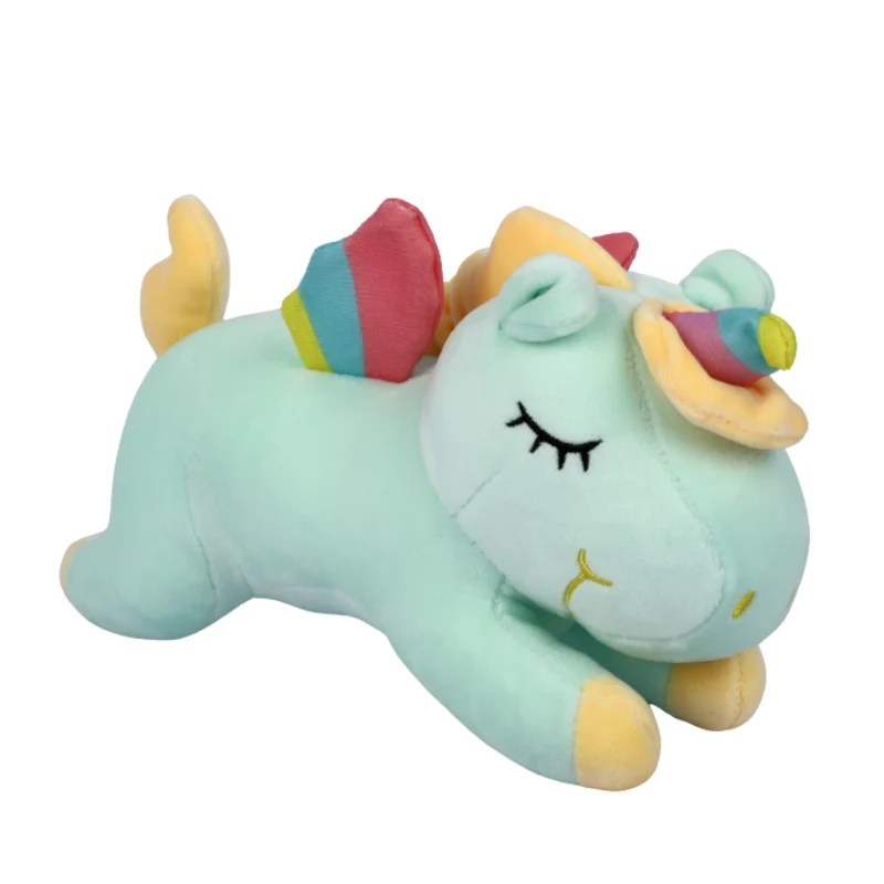 Sleeping Unicorn Soft Toy – Pastel Blue Colour