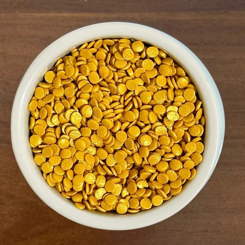 Gold Sequin Sprinkles 25g