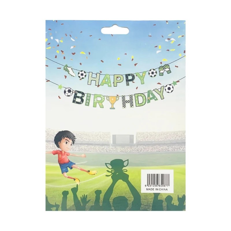 Happy Birthday Theme Banner – Soccer
