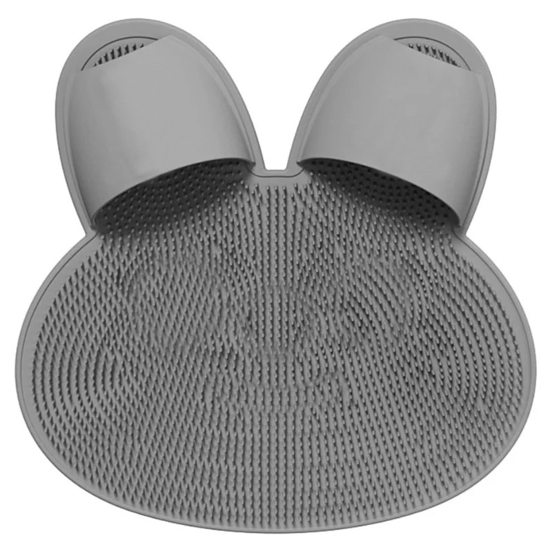 Non-Slip Silicone Bunny Foot Scrubber – Random Colours