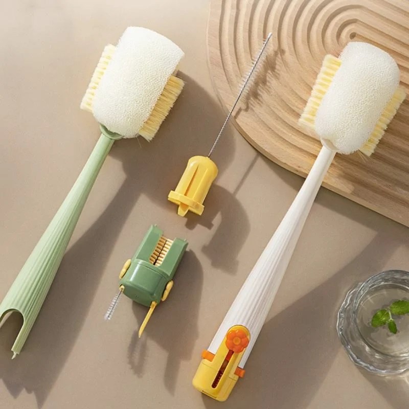 5-in-1 Bottle Cleaning Brush (Random Colours)