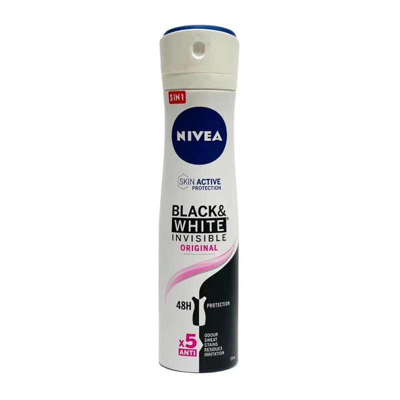 Nivea Black & White Invisible Original 48H Protection Deodorant Spray 150ml