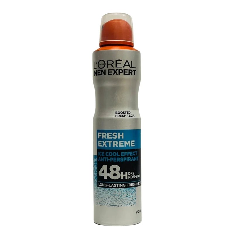 Loreal Men Expert Fresh Extreme 48H Dry Non-Stop Anti-Perspirant Deodorant Spray 250ml