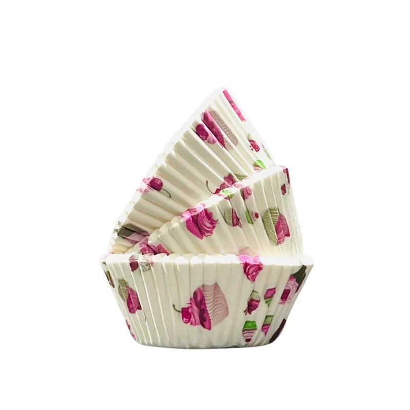 Cup Cake Liners 9.5 cm Base 4.1 cm – Printed 6 – 25 Pcs