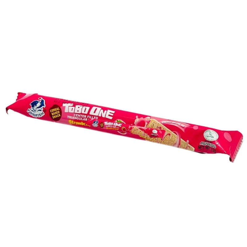 Twinfish Tobo One Triangle Wafer Bar 12g – Strawberry