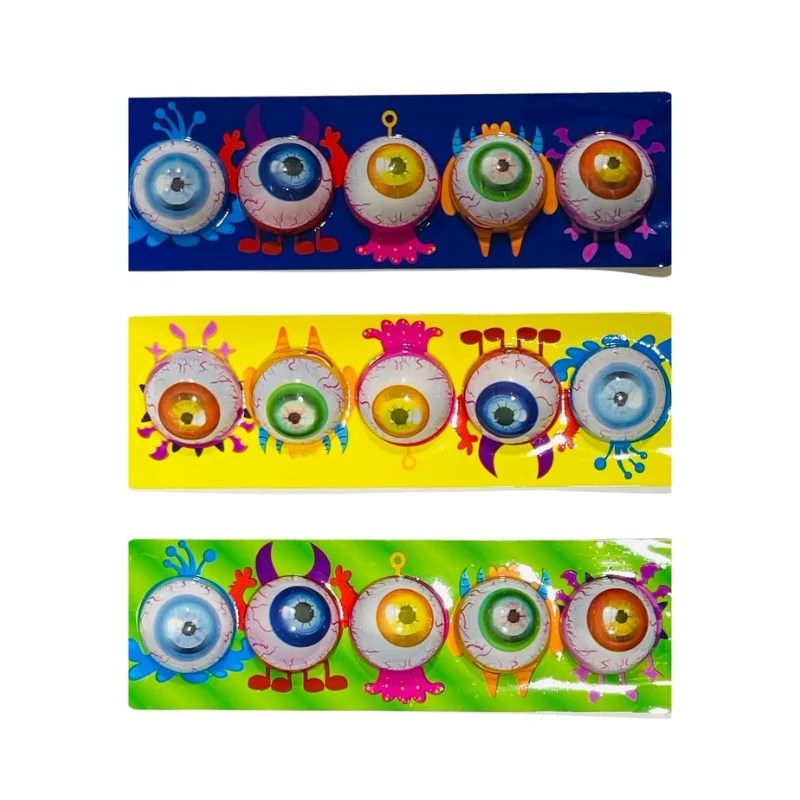 5 Pcs Spooky Eyeball Chocolate Card