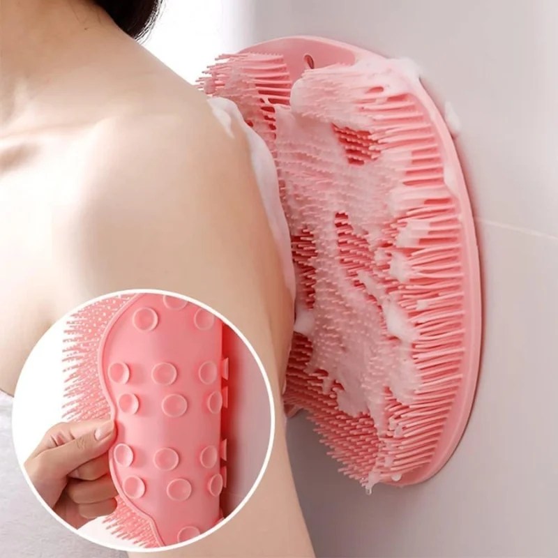 Non-Slip Silicone Back Scrubber (Random Colours)