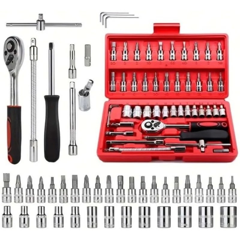 46 Pcs Socket Wrench Set