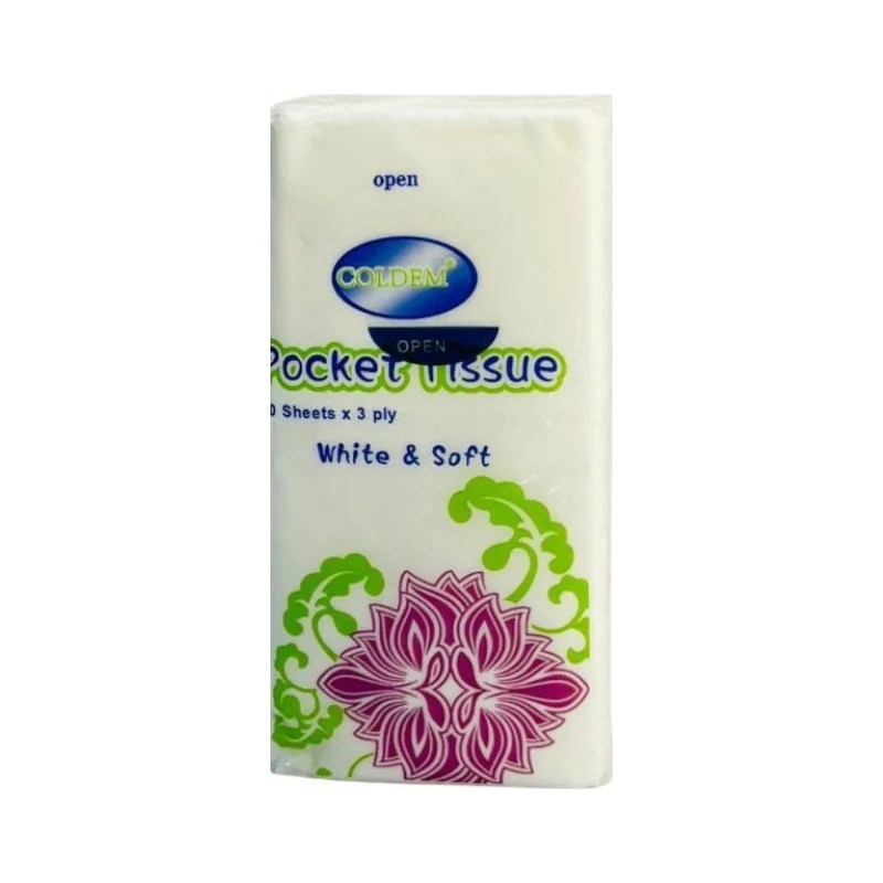 Coldem Pocket Tissue Pack (10 sheets x 3 Ply)