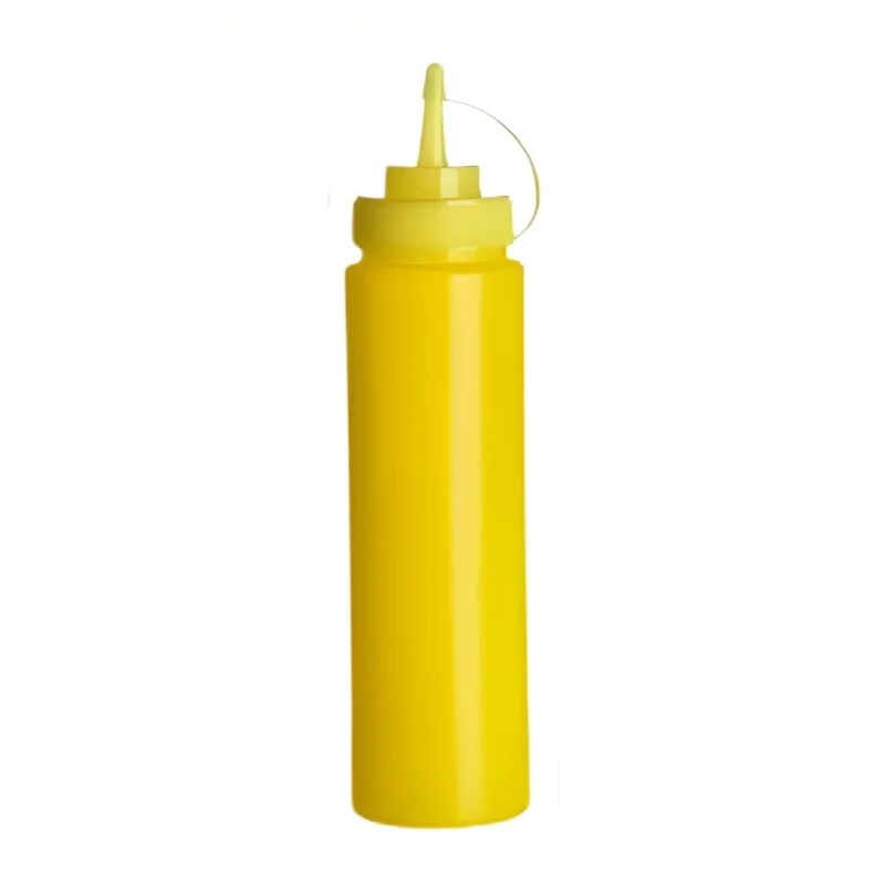 Plastic Sauce Bottle with Cap 650ml – Yellow Colour